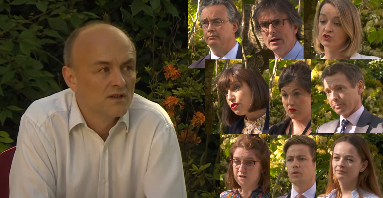 De jacht op Dominic Cummings