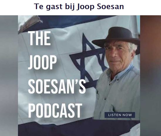 Te gast bij Joop Soesan over de anti-Israëlbias bij de BBC en NOS