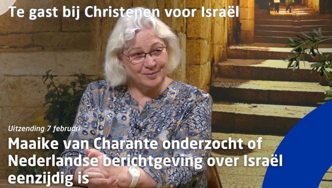 Gesprek over de anti-Israëlmedia en terroristen die miljonair werden bij Christenen voor Israël