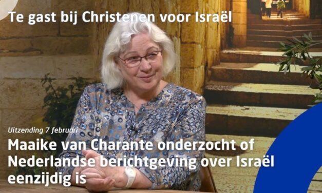 Gesprek over de anti-Israëlmedia en terroristen die miljonair werden bij Christenen voor Israël