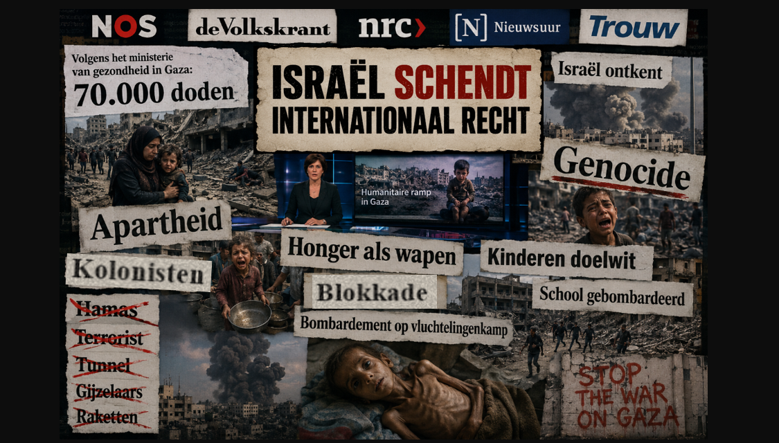 de mediaoorlog tegen Israël na 7 oktober 2023