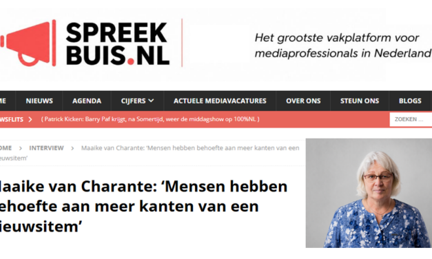 Interview bij Spreekbuis over oude en nieuwe media