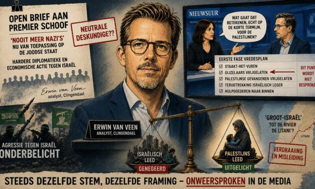 Erwin van Veen: anti-Israël expert in te veel media